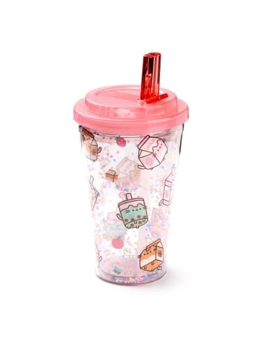 Vaso DE plástico inastillable sorbos DEL gato push