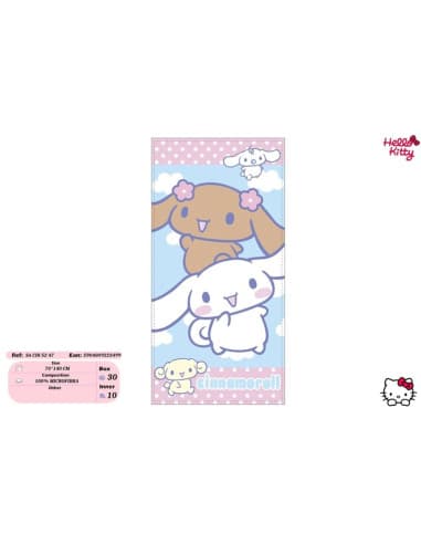 Toalla playa micro cinnamoroll 001