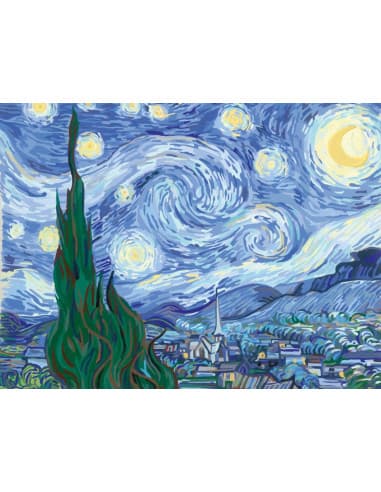 Puzzle VAN gogh, LA noche E