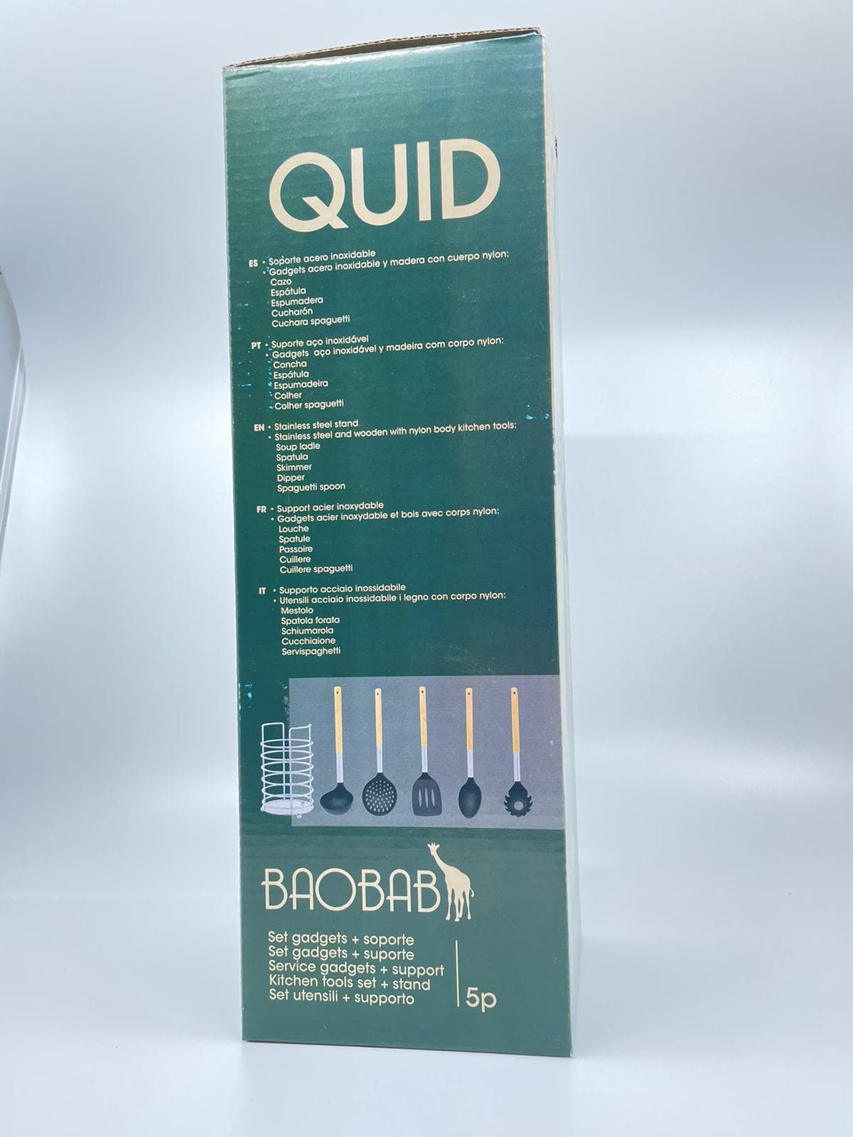 Set 5 Gadgets Madera Baobab