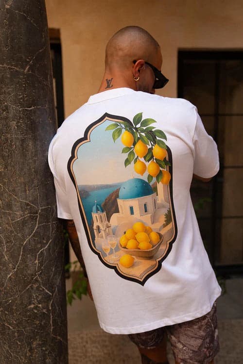 Santorini Tee - White