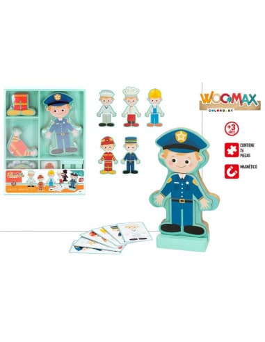 Woomax-puzzle madera vestidos 3A+