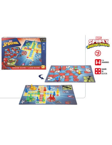 Spiderman-juego parchis / OCA 2 EN 1