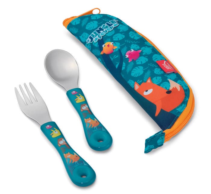 Set 2 Cubiertos Jungle Fever con Estuche Maped