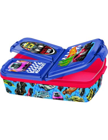 Stor sandwichera multiple hotwheels blue fire