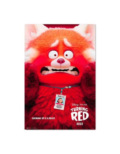 Poster pixar turning RED
