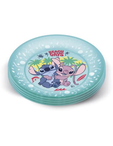 Stor SET 4 PCS plato PP JOY stitch