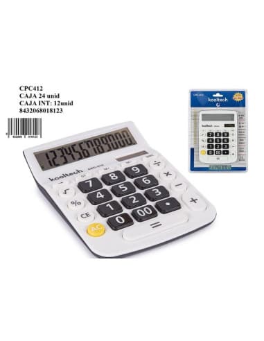 CAL. kooltech teclas BIG 12 digits/412/24