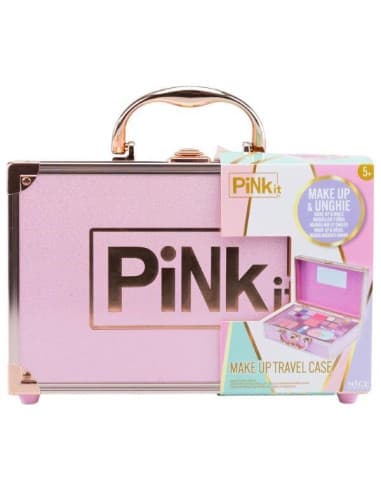 Pink IT make UP travel case