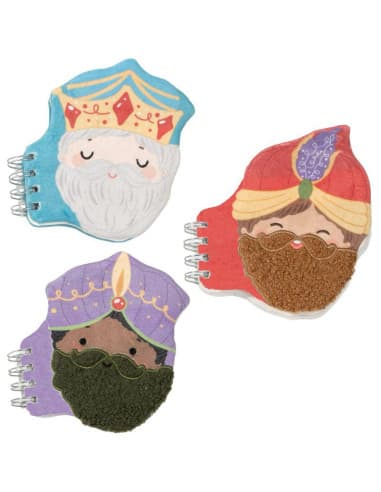 Libreta peluche forma reyes magos 3M (12/24 - 36)