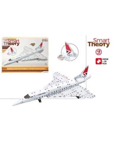 Smart theory-set construccion metal avion 265 PCS