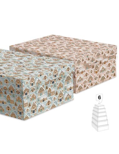 Juego 6 cajas navidad 2M (2/4 - 6)