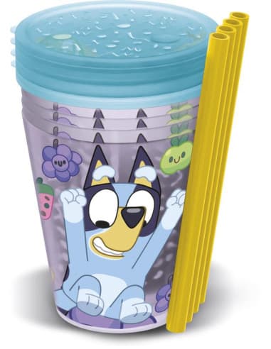 Stor SET 4 PCS vasos caña PP 285 ML JOY bluey