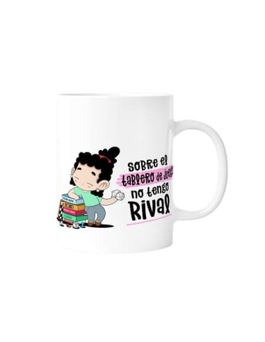 Taza - sobre EL tablero DE juego estoy hecha UNA J