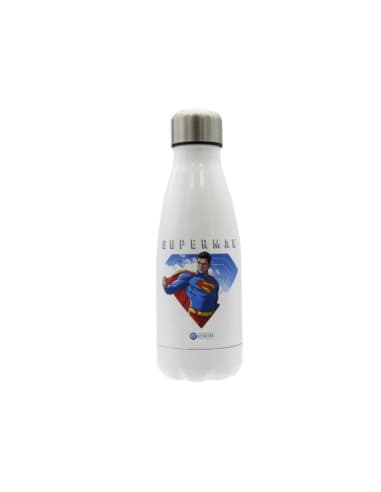Superman botella blanca DE acero 550ML