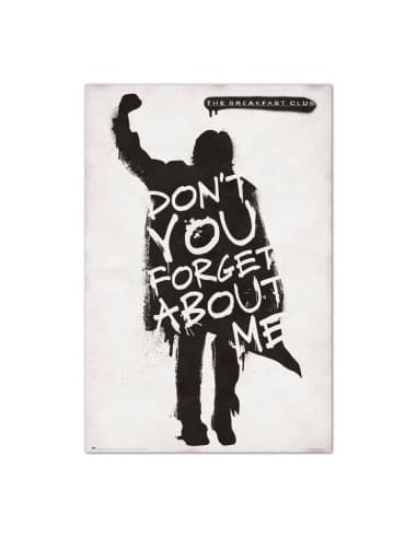 Poster THE breakfast club don't YOU forget about M