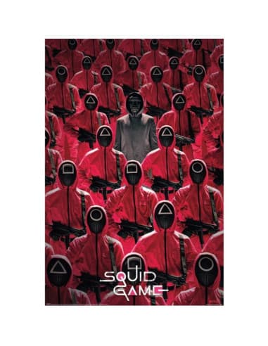 Poster EL juego DEL calamar crowd