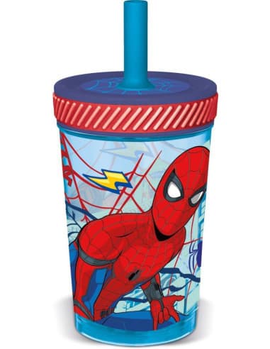 Stor vaso PP antivuelco CON pajita DE silicona 370