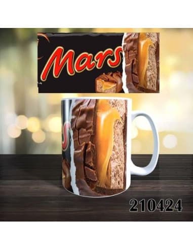 Taza frase choco mars