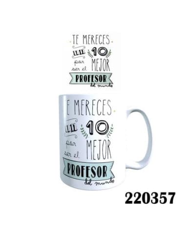Taza frase E mereces UN 10