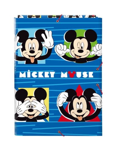 Carpeta folio 3 solapas mickey mouse "ME time"