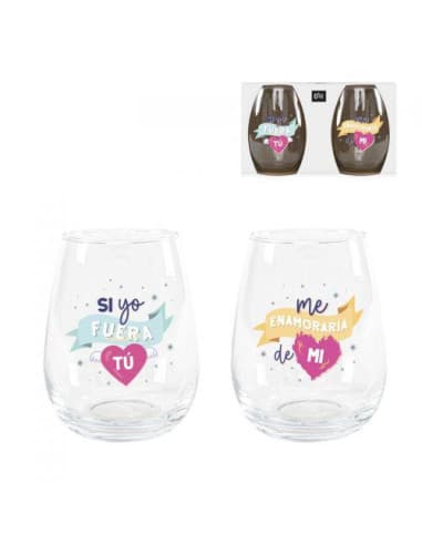 Juego DE 2 vasos 500ML SI YO fuera TU (4/8 - 12)