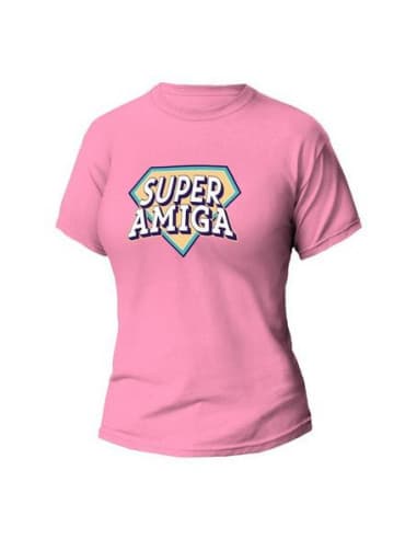 Camiseta mujer super amiga (4 - 8)