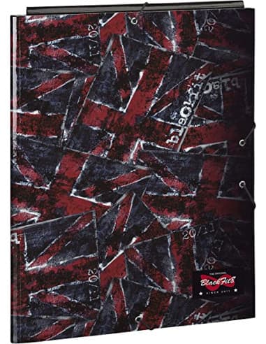 Carpeta folio 3 solapas blackfit8 "flags