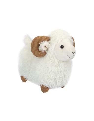 28CM natural sheep with horns
