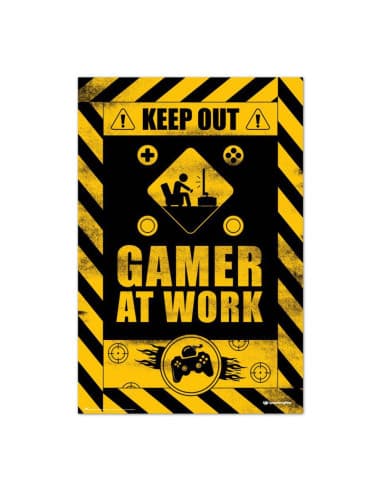 Poster gameration gamer AT work