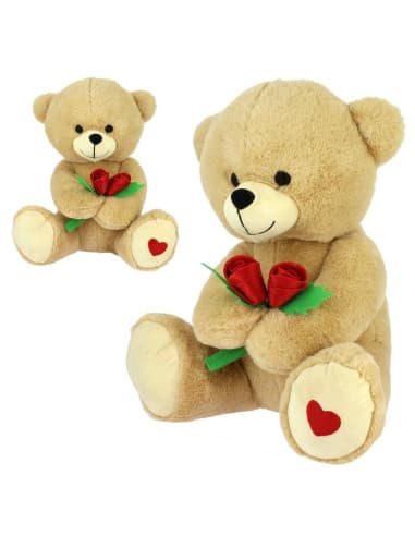 Peluche OSO flor 42CM