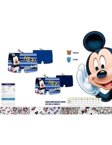 Boxer baño mickey mic-g-swim-67