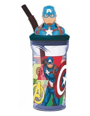 Stor vaso figurita 3D 360 ML avengers seven wonder