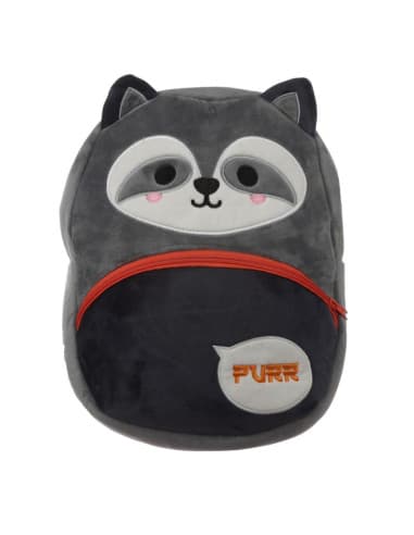 Mochila DE peluche animales adorables mapache