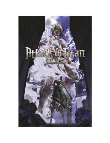 Poster attack ON titan S3 female titan approaches