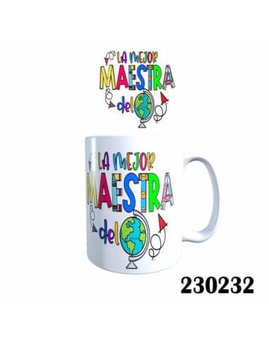 Taza LA mejor maestra DEL mundo