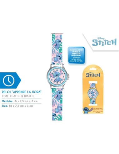 Reloj analógico aprendre LA hora stitch (6X8)