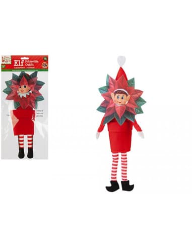 Flor DE pascua ropa elfo 24 PC 48 master