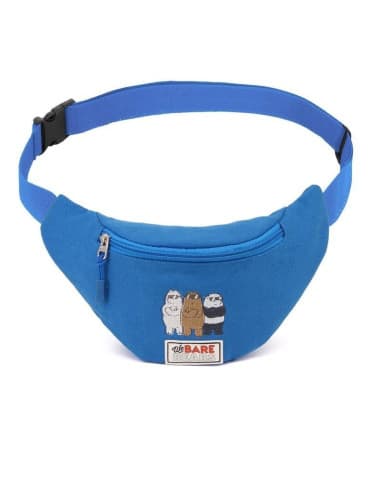 WE bare bears riñonera azul royal
