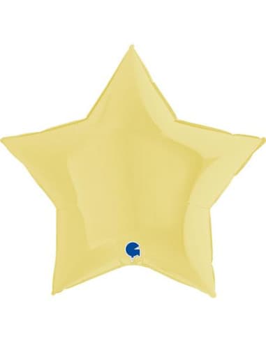 Estrella 36'' / 91 CM. amarillo mate