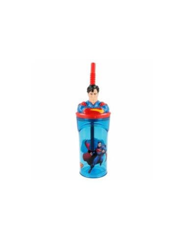 Stor Vaso Figurita 3D 360ml Superman