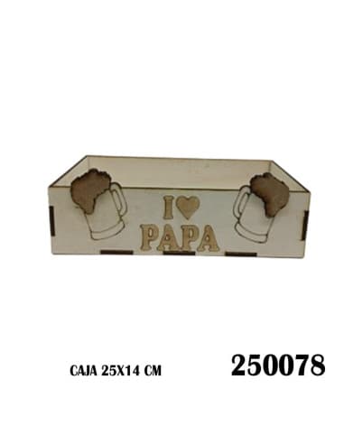 Caja frase padres cervezas