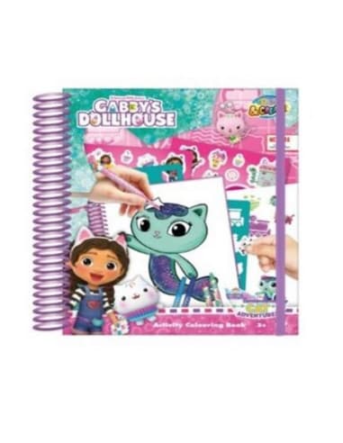 Libro dibujo Y actividades gabby dollhouse