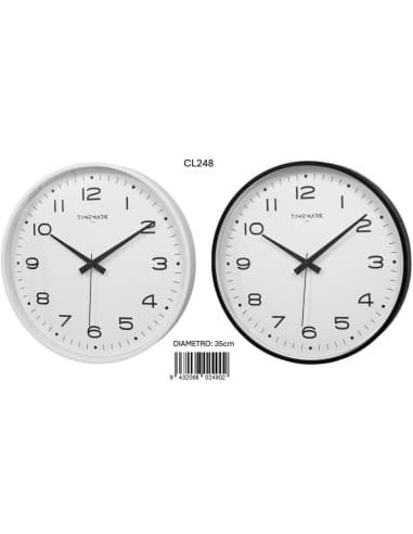 Reloj pared clasico timemark 35cm /248/10