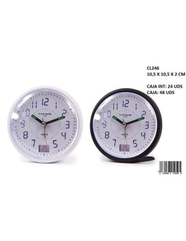 Reloj digital temperatura LUZ LED timemark
