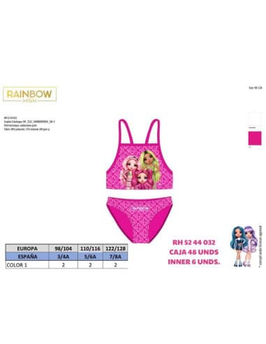 Bikini rainbow high 032 T3-8A