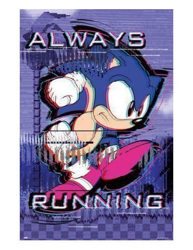 Poster sonic always running