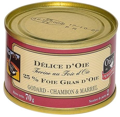Delicia de Oca – 25% Foie Gras de Oca – Bote 70g