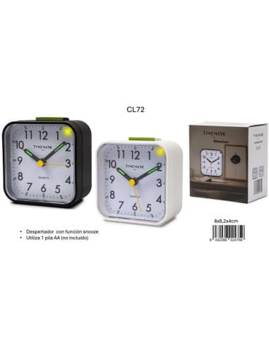 Despertador PEQ timemark/cl72/12/96