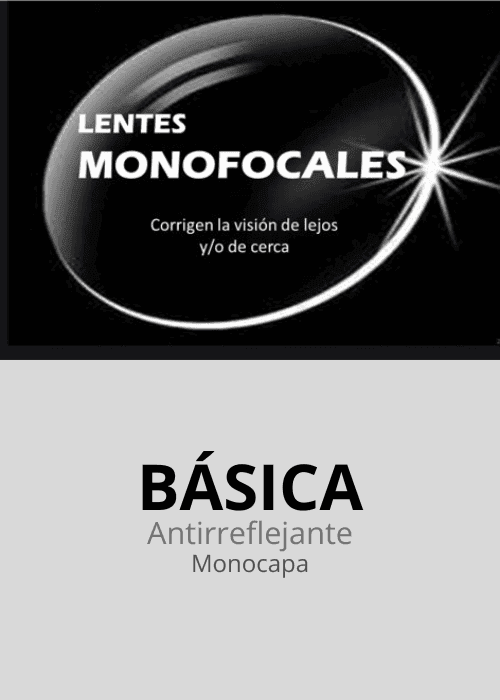 Lentes Monofocales Básicas